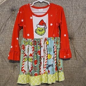 Girls 3t Grinch Twirl Dress